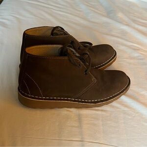 L.L. Bean Stonington Chukka Lace Up Brown Suede Ankle Boots Size 7